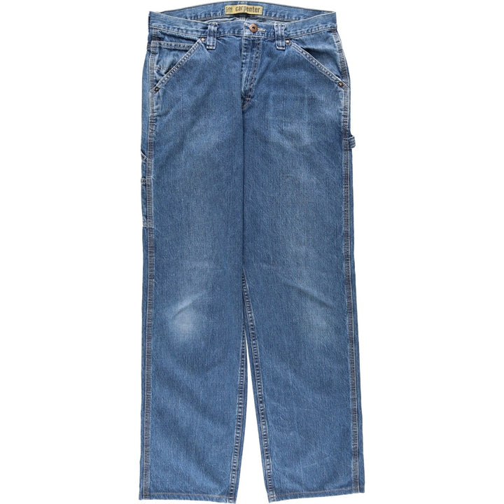 Lee DUNGAREES Carpenter Denim Painter Pants, Men's Size W32 (approx.) cotton blue type Vintage Second Hand