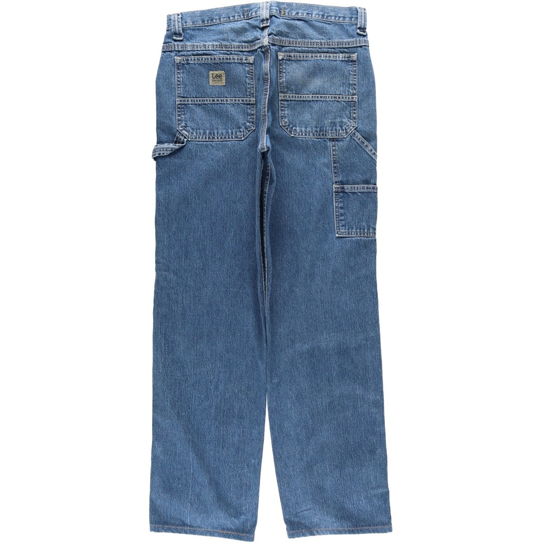 Lee DUNGAREES Carpenter Denim Painter Pants, Men's Size W32 (approx.) cotton blue type Vintage Second Hand