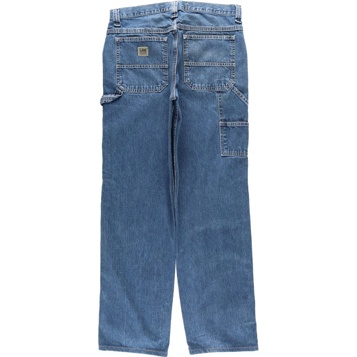 Lee DUNGAREES Carpenter Denim Painter Pants, Men's Size W32 (approx.) cotton blue type Vintage Second Hand