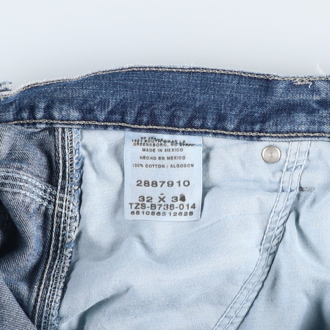Lee DUNGAREES Carpenter Denim Painter Pants, Men's Size W32 (approx.) cotton blue type Vintage Second Hand