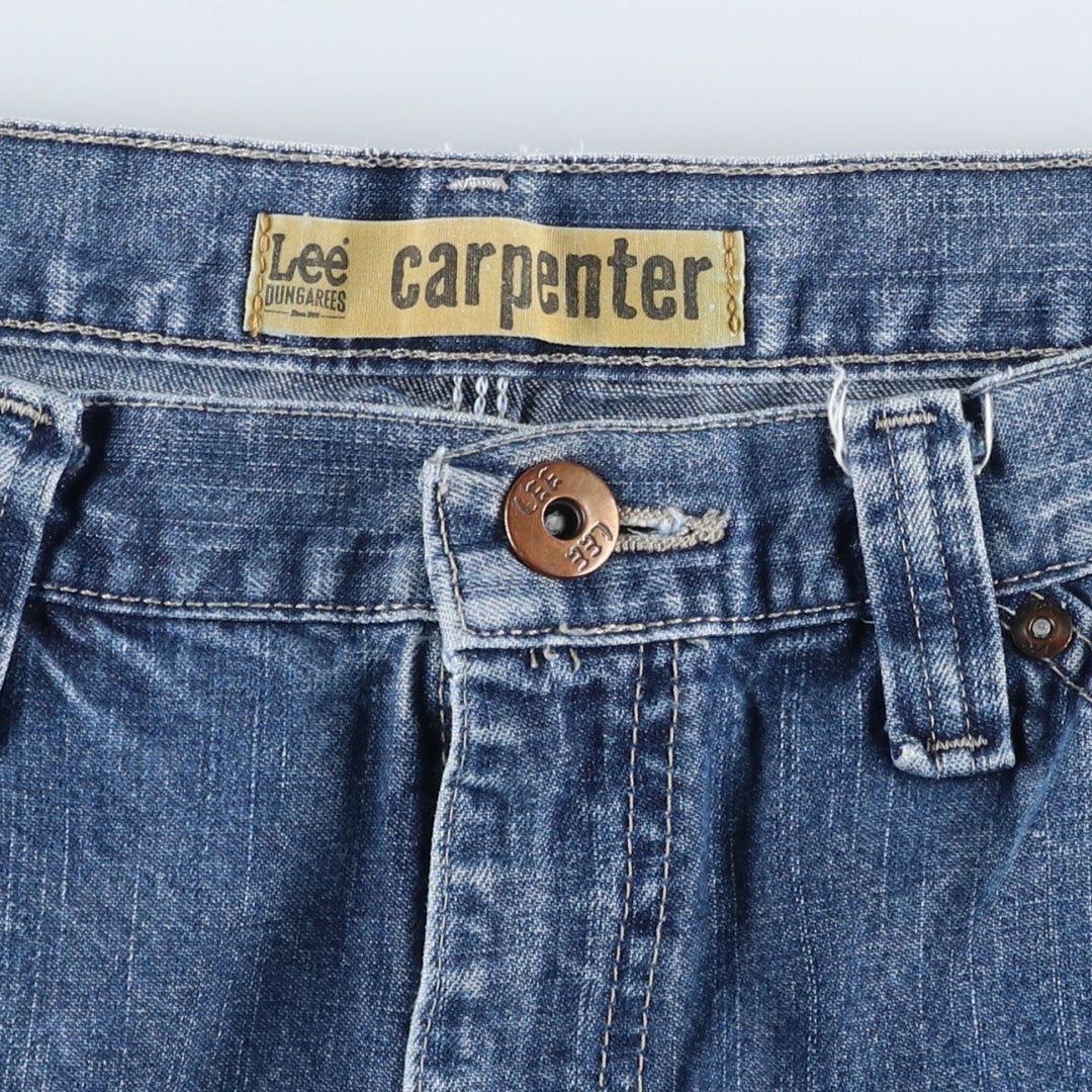 Lee DUNGAREES Carpenter Denim Painter Pants, Men's Size W32 (approx.) cotton blue type Vintage Second Hand