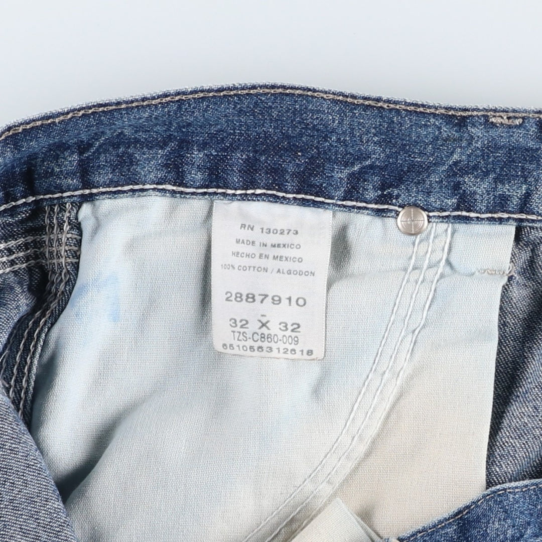 Wrangler Denim Painter Pants for Men, W33 equivalent cotton blue type Vintage Second Hand