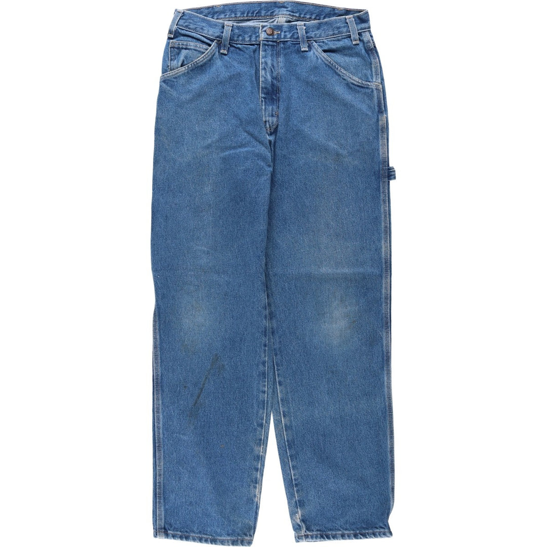 Dickies denim painter pants for men, equivalent to W30 cotton blue type Vintage Second Hand