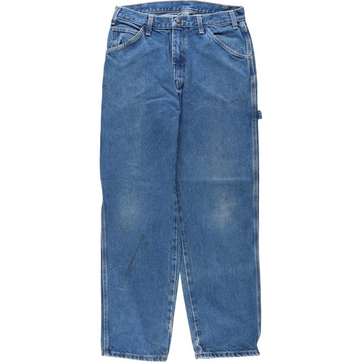 Dickies denim painter pants for men, equivalent to W30 cotton blue type Vintage Second Hand