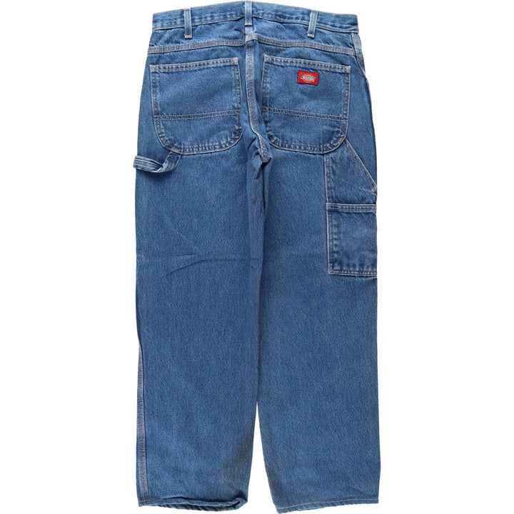 Dickies Relaxed Fit Denim Painter Pants, Men's, Size W32 cotton blue type Vintage Second Hand