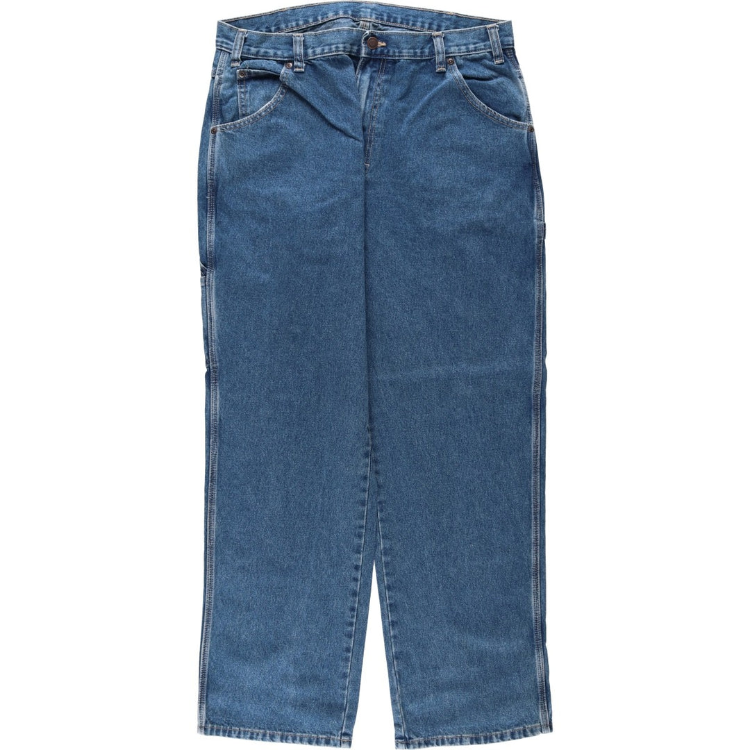 Dickies denim painter pants for men, equivalent to W34 cotton blue type Vintage Second Hand