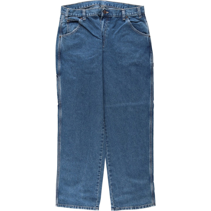 Dickies denim painter pants for men, equivalent to W34 cotton blue type Vintage Second Hand