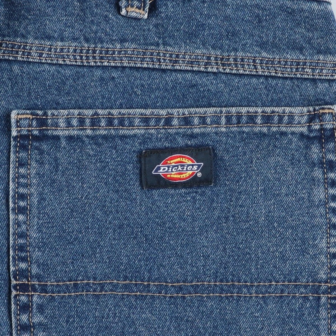 Dickies denim painter pants for men, equivalent to W34 cotton blue type Vintage Second Hand