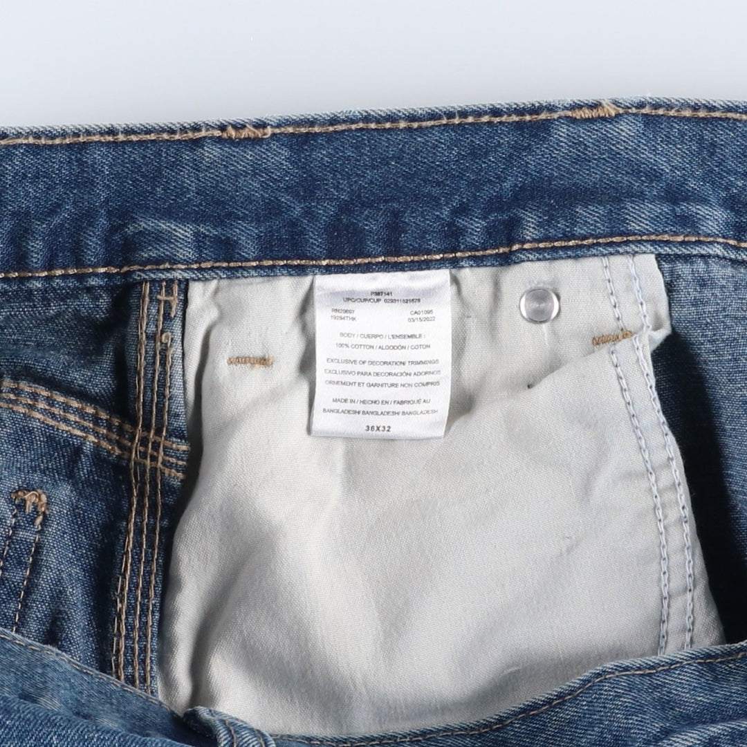 Dickies denim painter pants for men, equivalent to W34 cotton blue type Vintage Second Hand