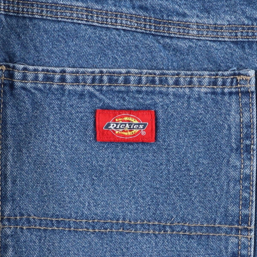 Dickies denim painter pants for men, equivalent to W34 cotton blue type Vintage Second Hand