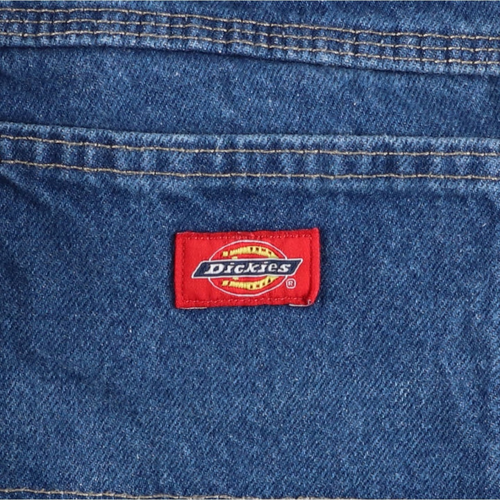 Dickies denim painter pants for men, equivalent to W33 cotton blue type Vintage Second Hand