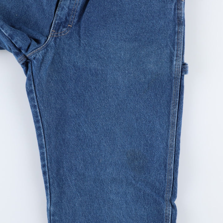Dickies denim painter pants for men, equivalent to W33 cotton blue type Vintage Second Hand