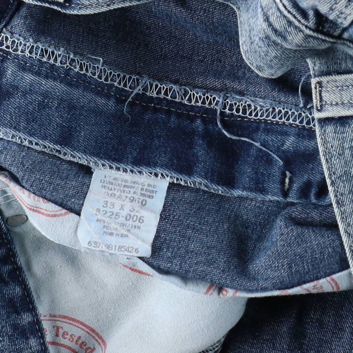 Lee DUNGAREES denim painter pants, made in the USA, men's size W33 (approx.). unclear blue type Vintage Second Hand