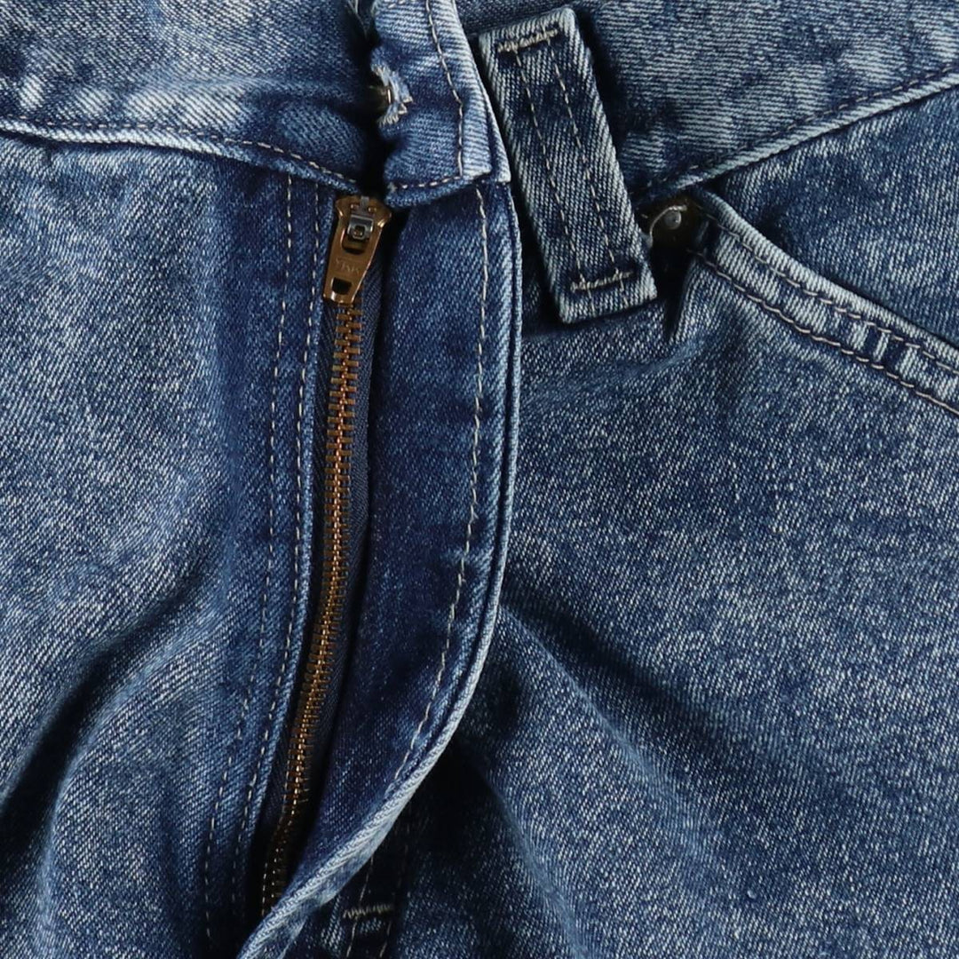 Lee DUNGAREES denim painter pants, made in the USA, men's size W33 (approx.). unclear blue type Vintage Second Hand