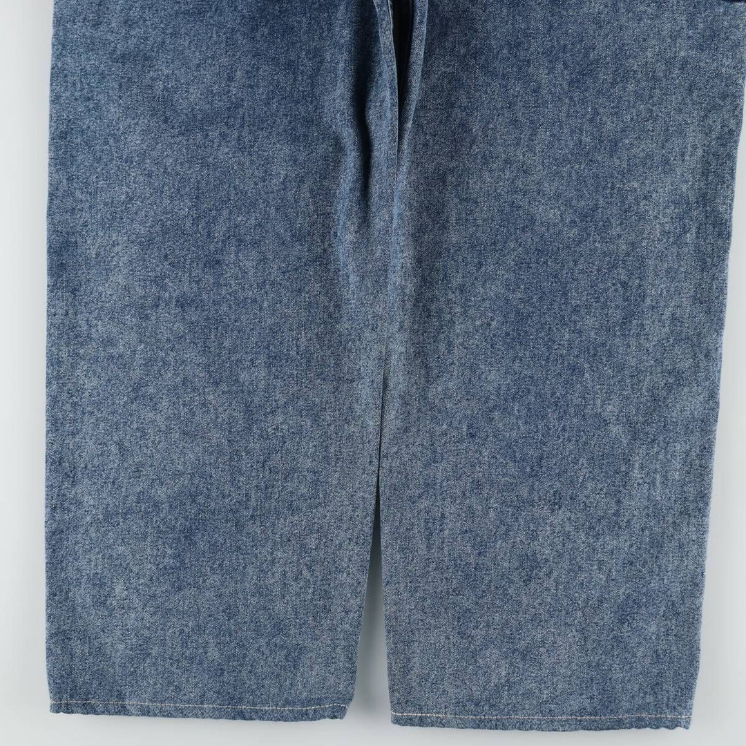 Lee DUNGAREES denim painter pants, made in the USA, men's size W33 (approx.). unclear blue type Vintage Second Hand