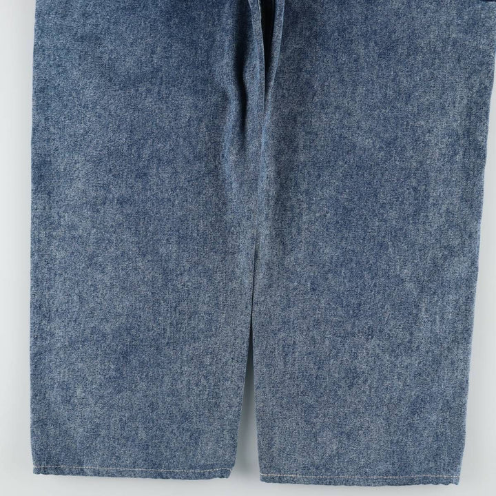 Lee DUNGAREES denim painter pants, made in the USA, men's size W33 (approx.). unclear blue type Vintage Second Hand