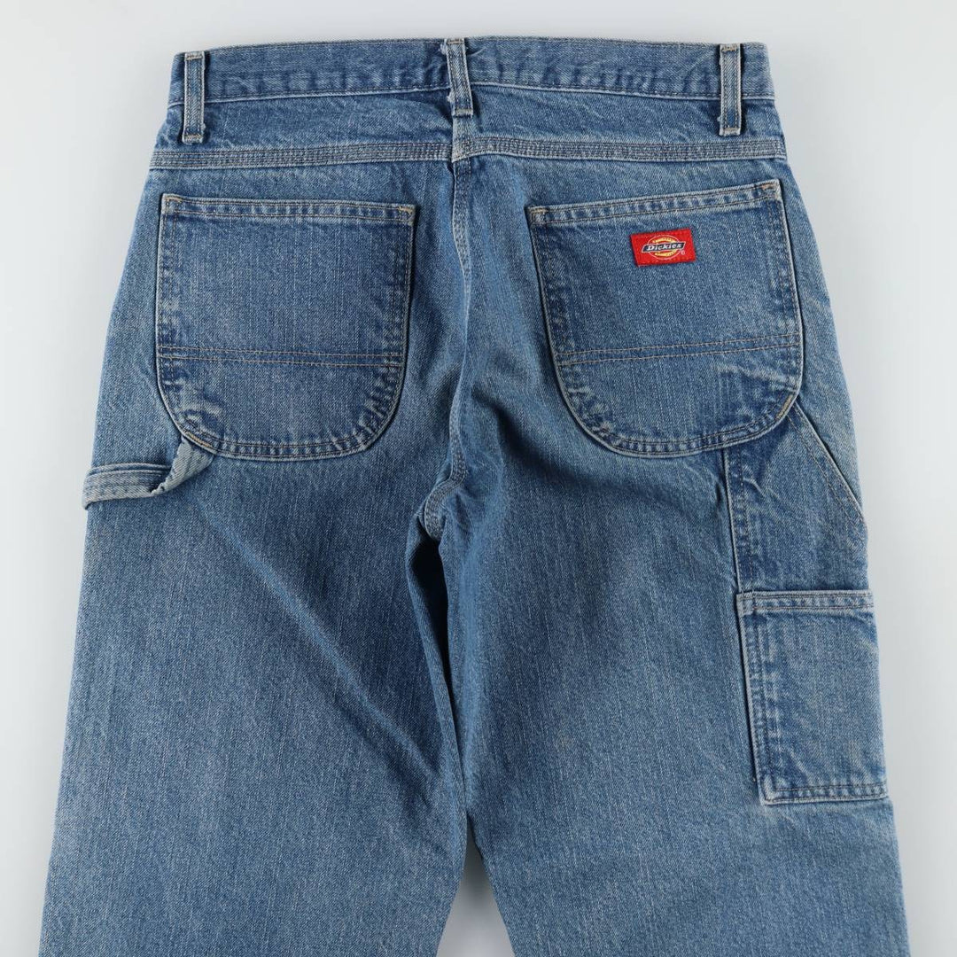 Dickies denim painter pants for men, equivalent to W31 cotton blue type Vintage Second Hand
