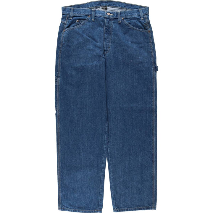 Dickies denim painter pants for men, equivalent to w36 cotton blue type Vintage Second Hand
