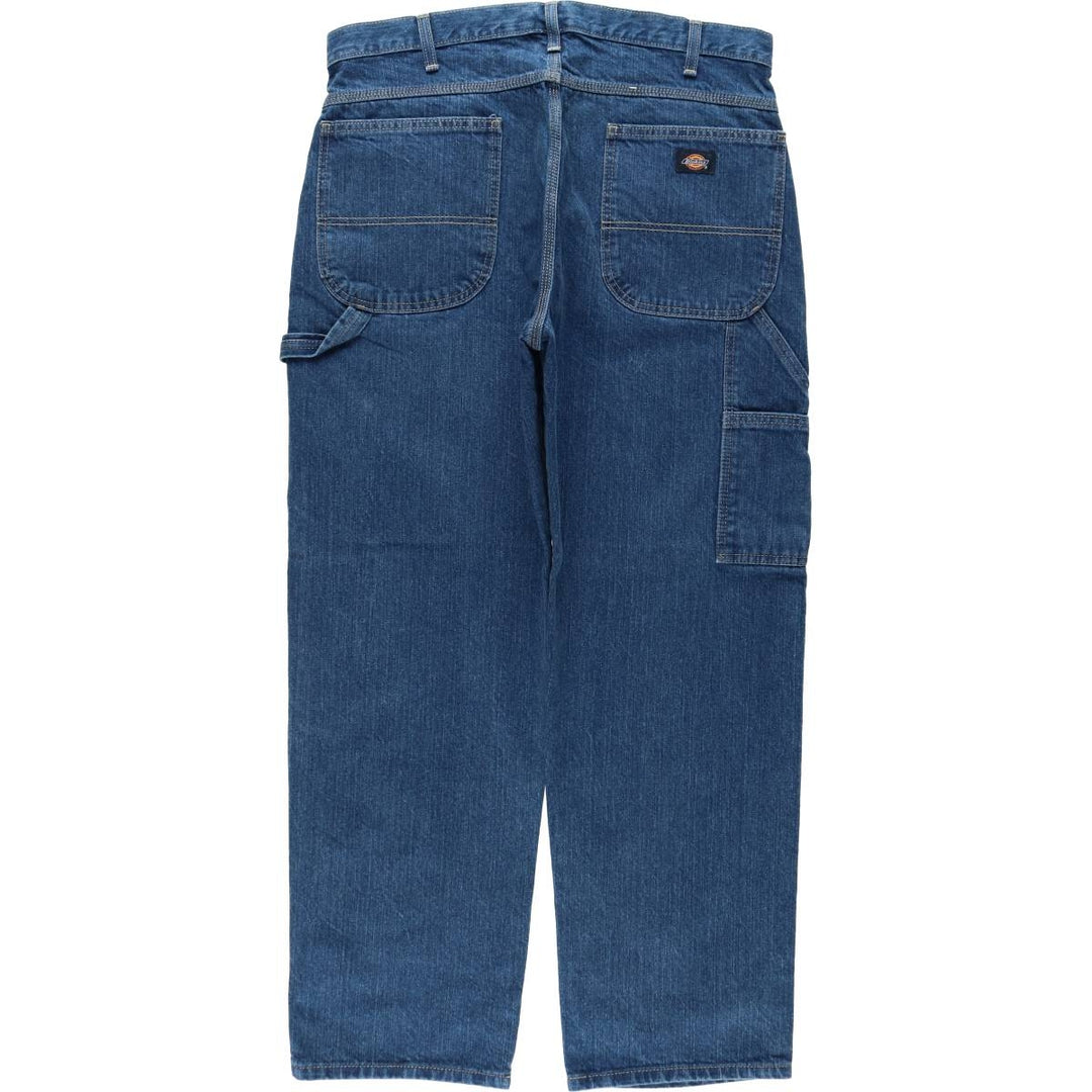 Dickies denim painter pants for men, equivalent to w36 cotton blue type Vintage Second Hand