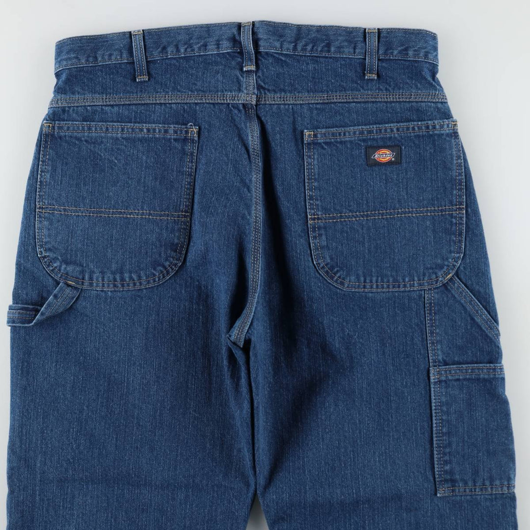 Dickies denim painter pants for men, equivalent to w36 cotton blue type Vintage Second Hand