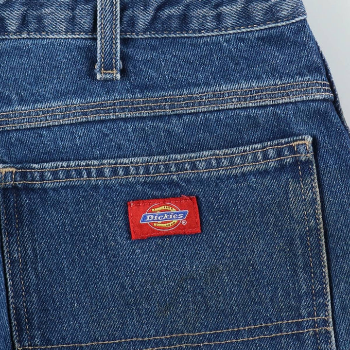 Dickies denim painter pants for men, equivalent to W34 cotton blue type Vintage Second Hand