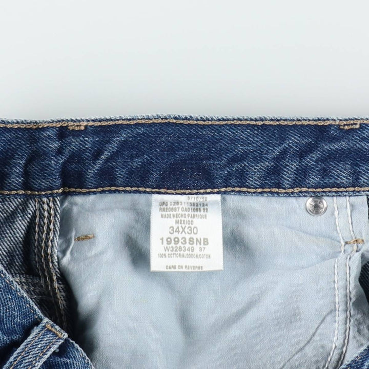 Dickies denim painter pants for men, equivalent to W34 cotton blue type Vintage Second Hand