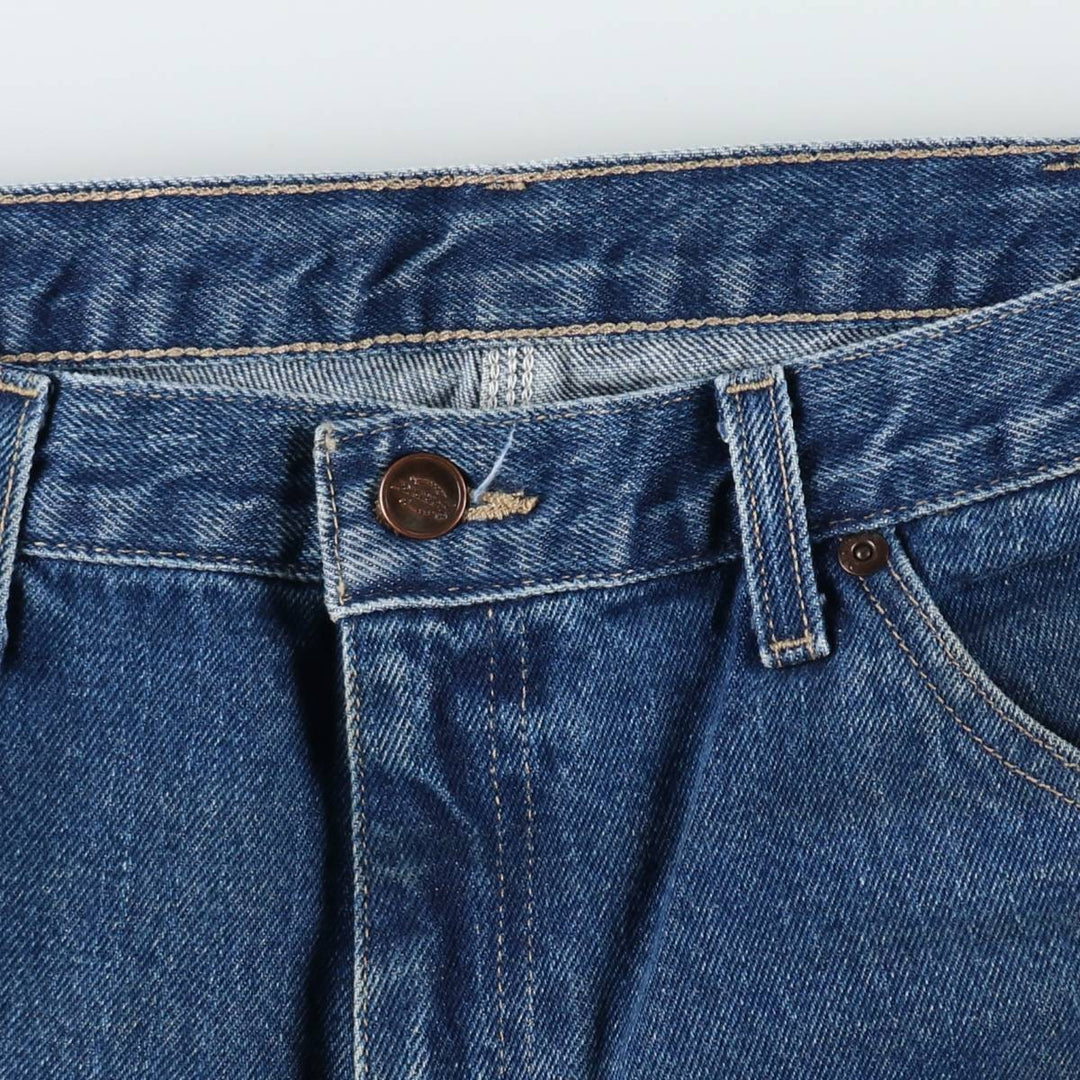 Dickies denim painter pants for men, equivalent to W34 cotton blue type Vintage Second Hand
