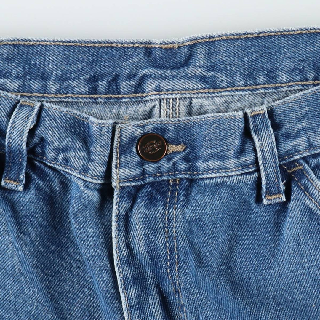 Dickies denim painter pants for men, equivalent to W32 cotton blue type Vintage Second Hand