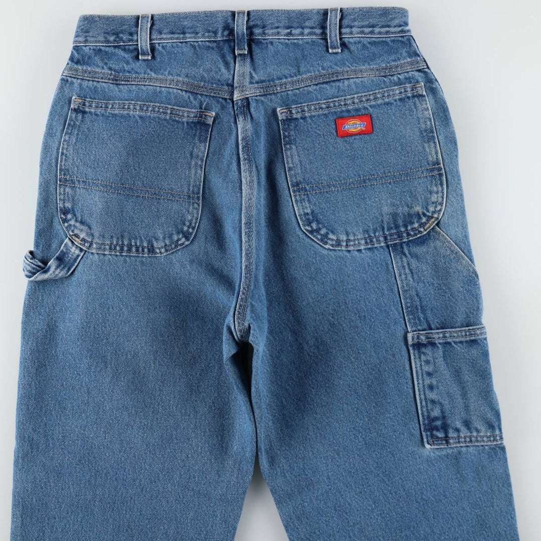 Dickies denim painter pants for men, equivalent to W32 cotton blue type Vintage Second Hand