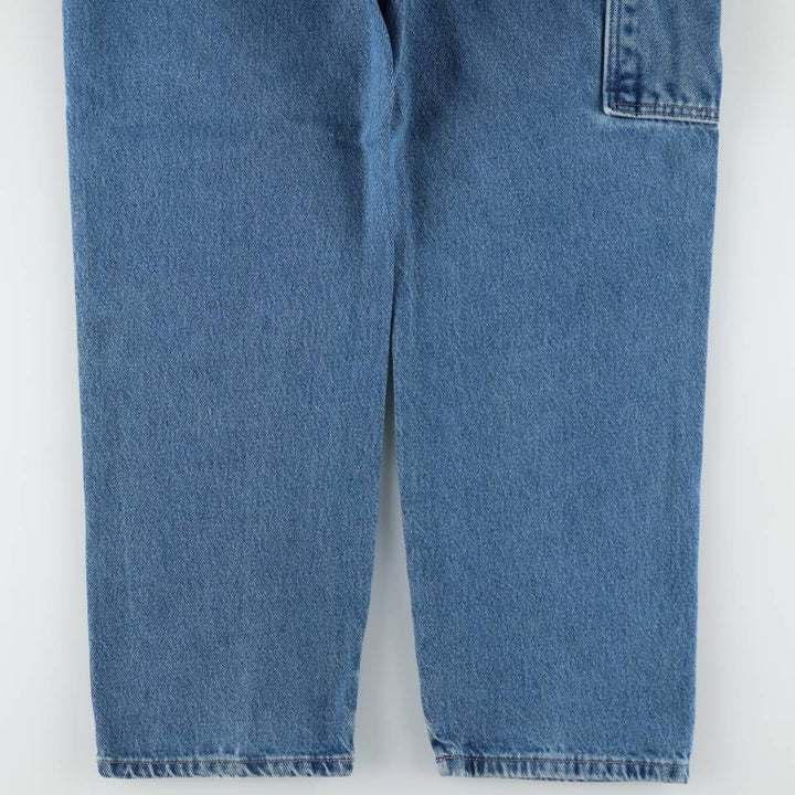 Dickies denim painter pants for men, equivalent to W32 cotton blue type Vintage Second Hand