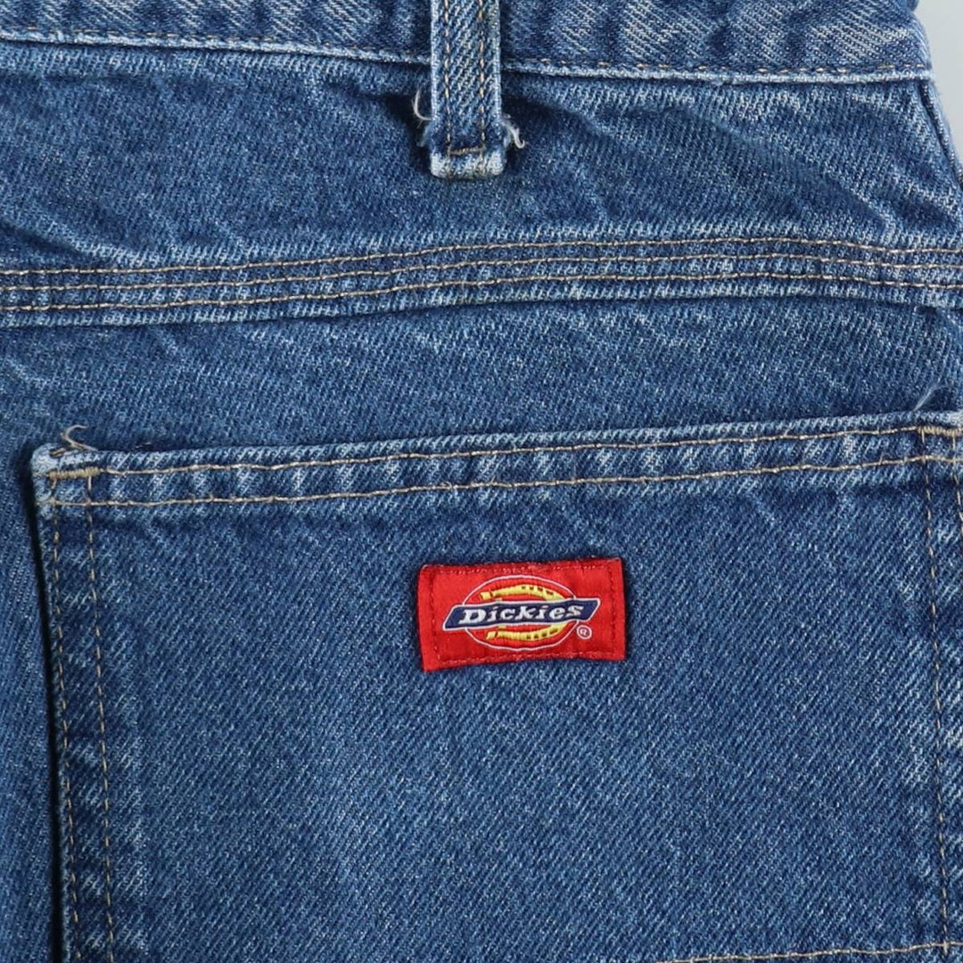 Dickies denim painter pants for men, equivalent to W35 cotton blue type Vintage Second Hand