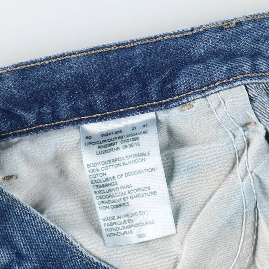 Dickies denim painter pants for men, equivalent to W35 cotton blue type Vintage Second Hand