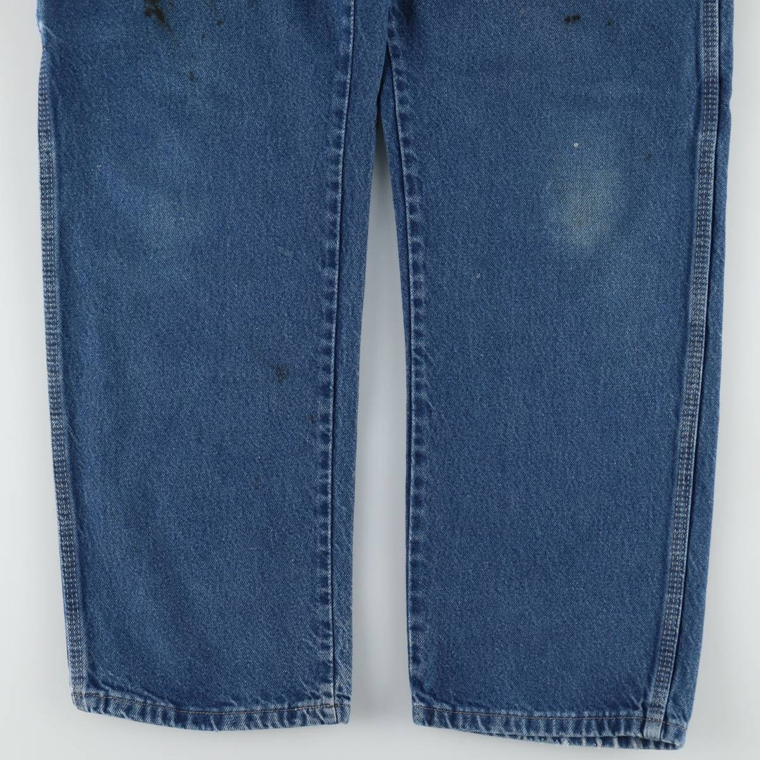 Dickies denim painter pants for men, equivalent to W35 cotton blue type Vintage Second Hand