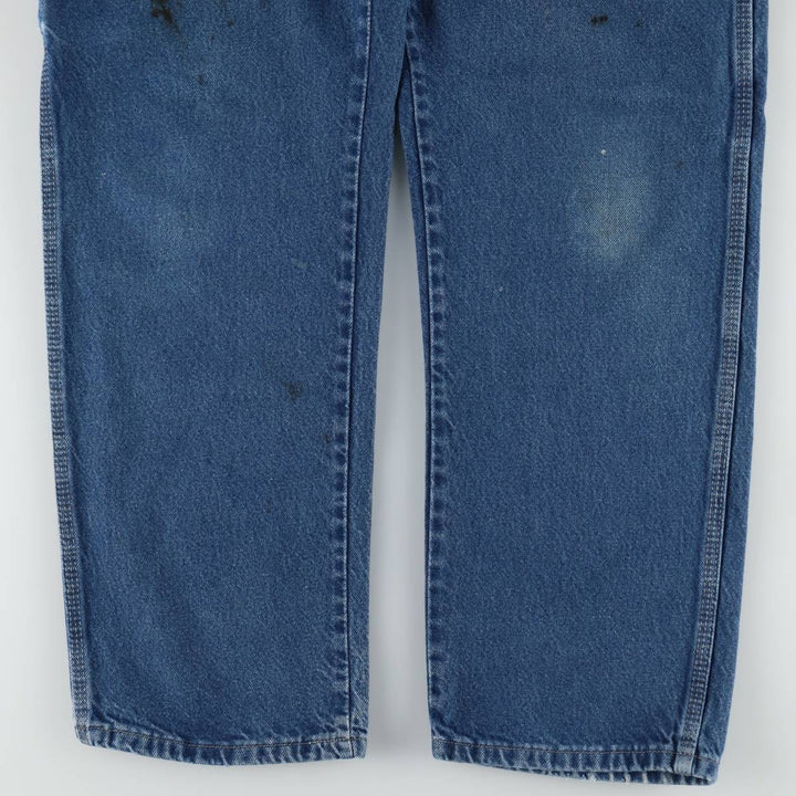Dickies denim painter pants for men, equivalent to W35 cotton blue type Vintage Second Hand