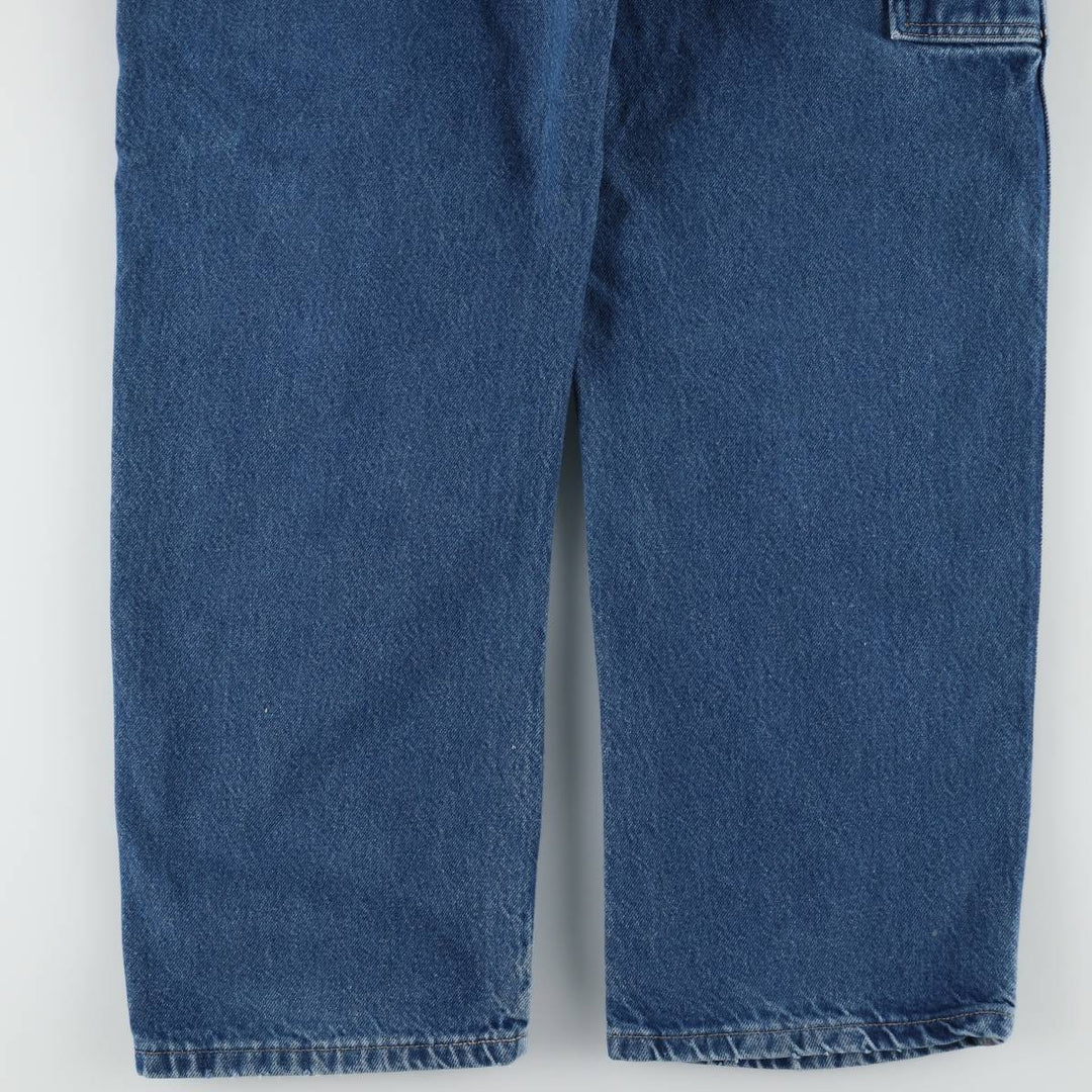 Dickies denim painter pants for men, equivalent to W35 cotton blue type Vintage Second Hand