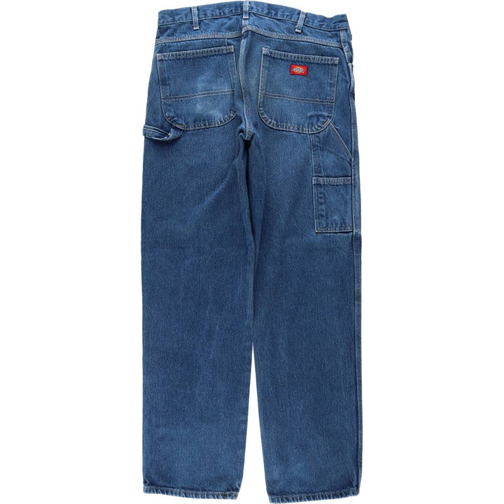 Dickies denim painter pants for men, equivalent to w36 cotton blue type Vintage Second Hand
