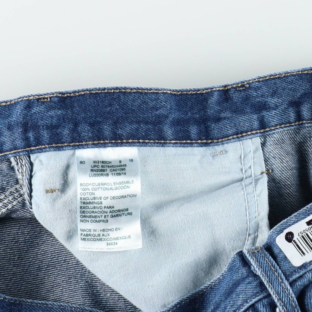 Dickies denim painter pants for men, equivalent to w36 cotton blue type Vintage Second Hand