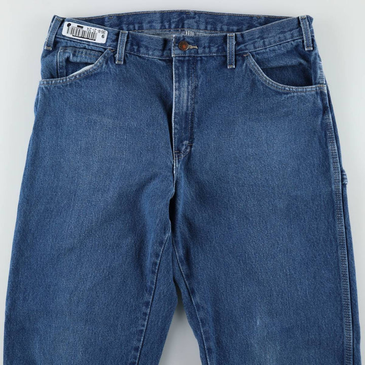 Dickies denim painter pants for men, equivalent to w36 cotton blue type Vintage Second Hand