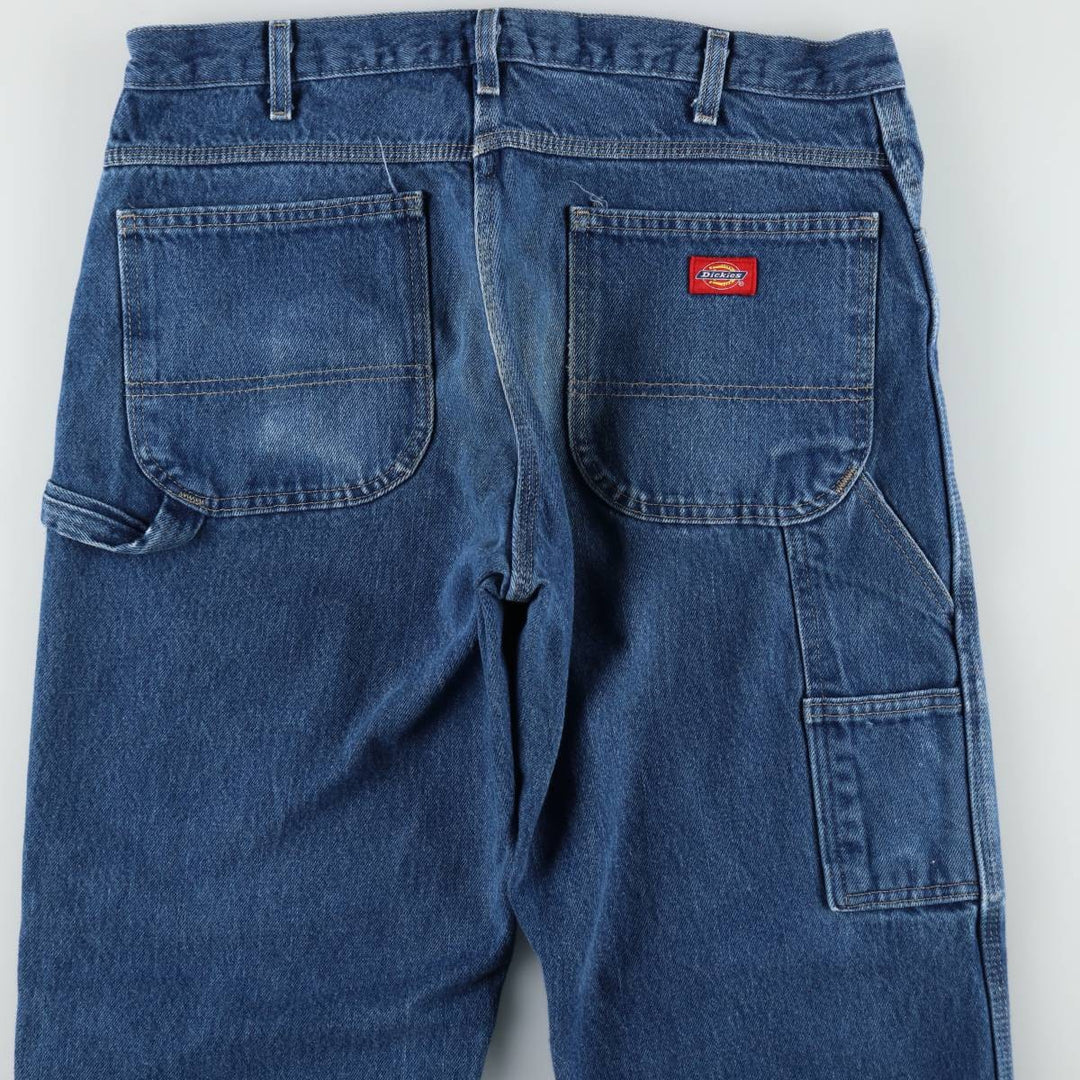 Dickies denim painter pants for men, equivalent to w36 cotton blue type Vintage Second Hand