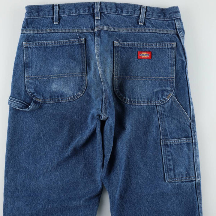 Dickies denim painter pants for men, equivalent to w36 cotton blue type Vintage Second Hand