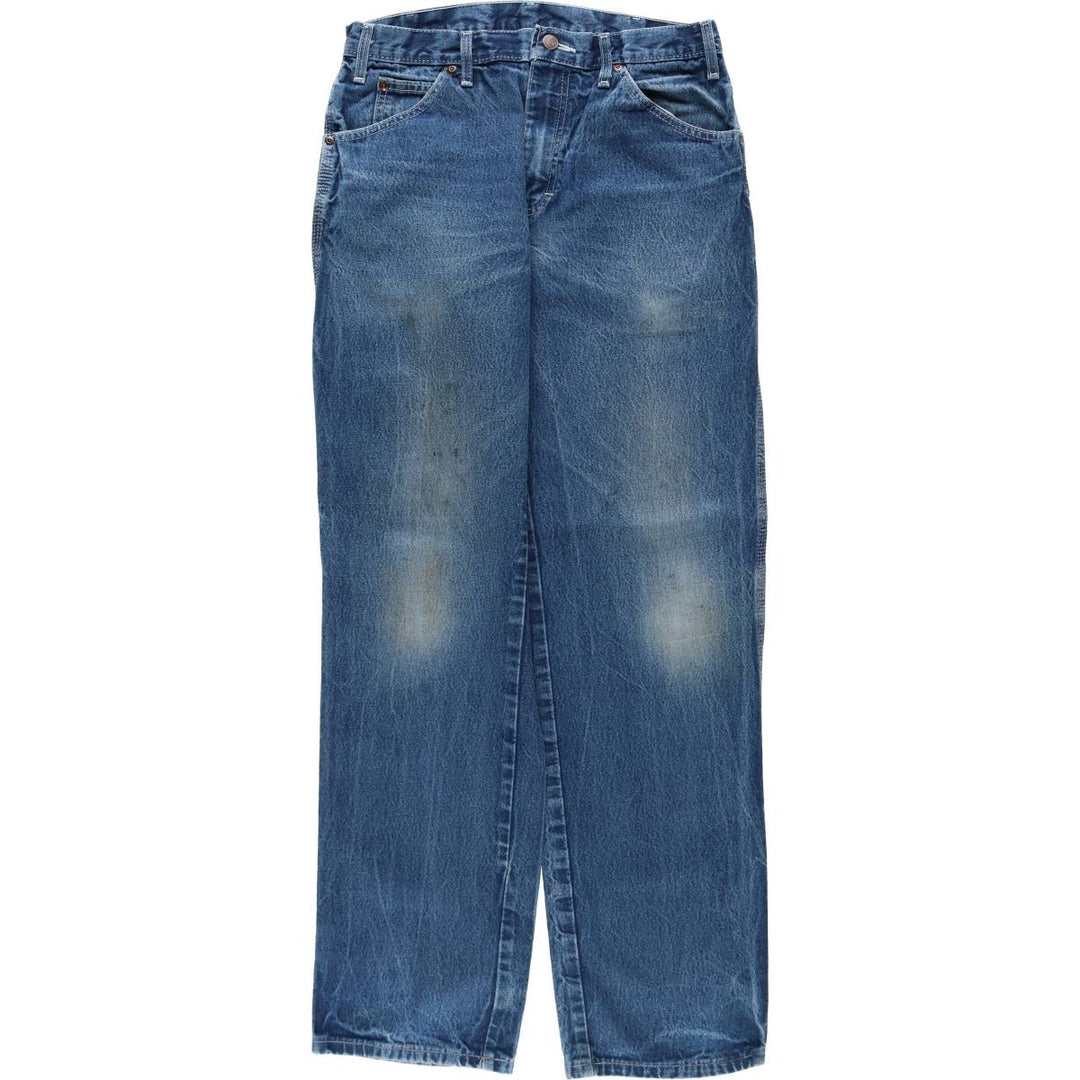 Dickies denim painter pants for men, equivalent to W32 cotton blue type Vintage Second Hand