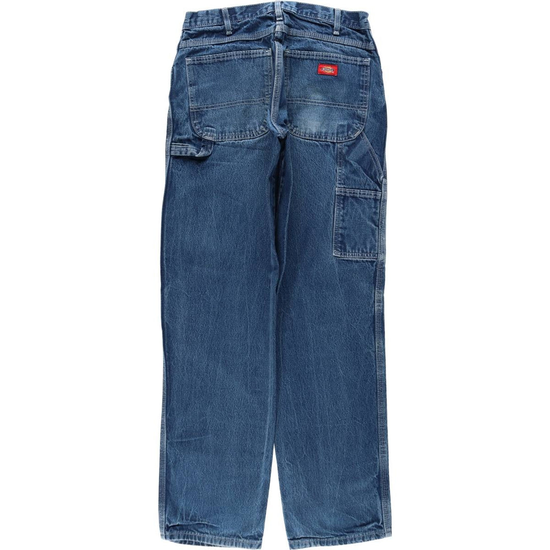 Dickies denim painter pants for men, equivalent to W32 cotton blue type Vintage Second Hand