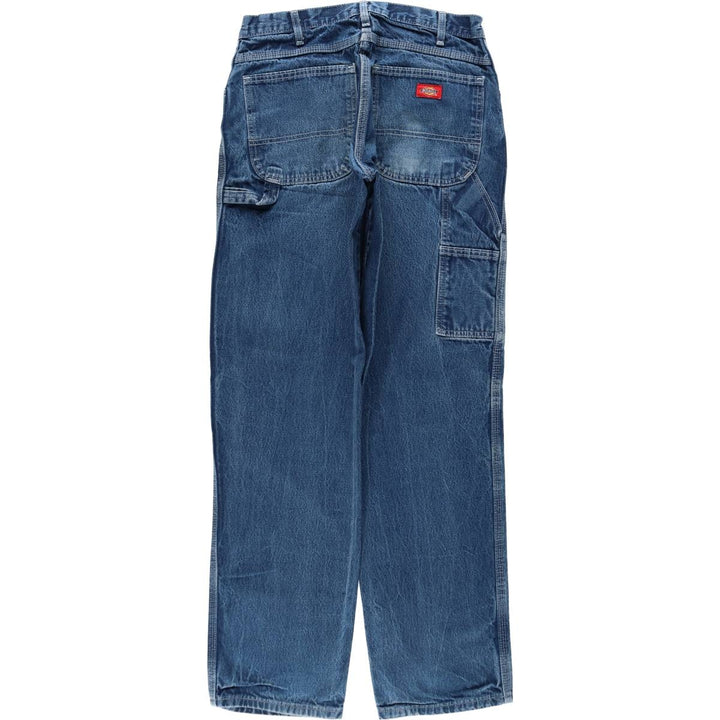 Dickies denim painter pants for men, equivalent to W32 cotton blue type Vintage Second Hand