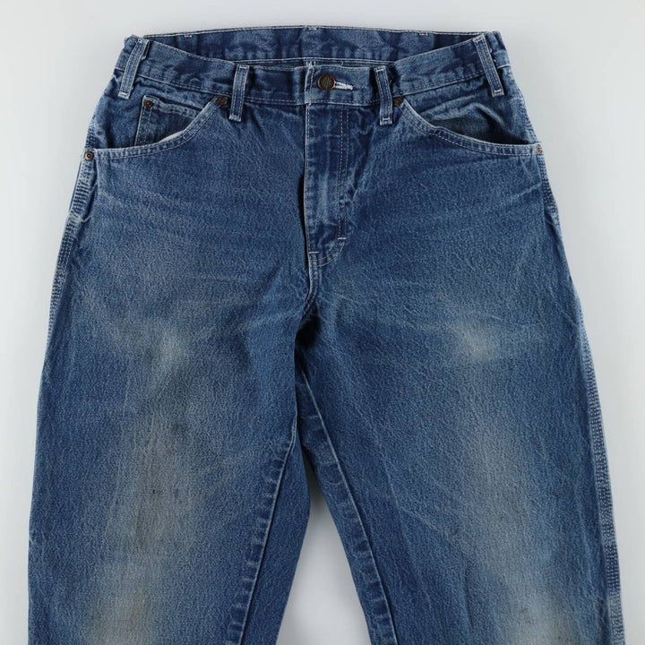Dickies denim painter pants for men, equivalent to W32 cotton blue type Vintage Second Hand
