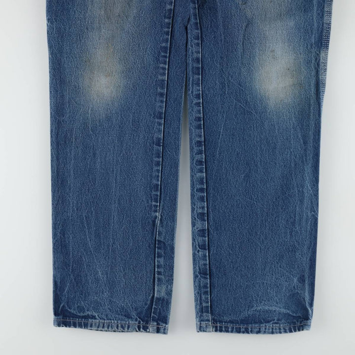 Dickies denim painter pants for men, equivalent to W32 cotton blue type Vintage Second Hand