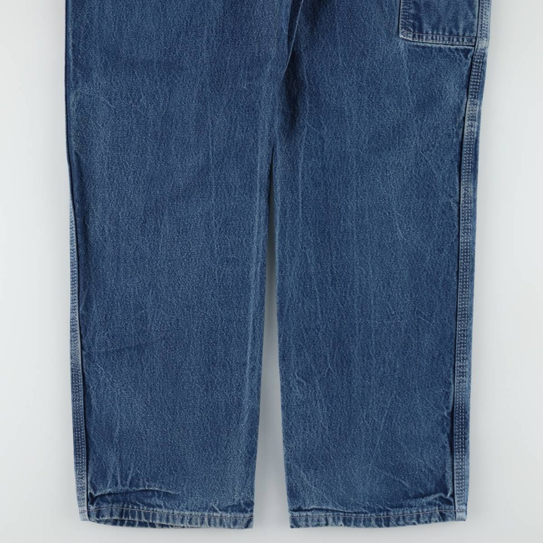 Dickies denim painter pants for men, equivalent to W32 cotton blue type Vintage Second Hand