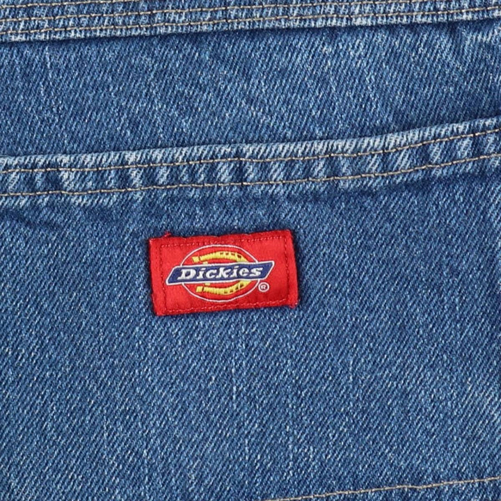 Dickies denim painter pants for men, equivalent to W32 cotton blue type Vintage Second Hand