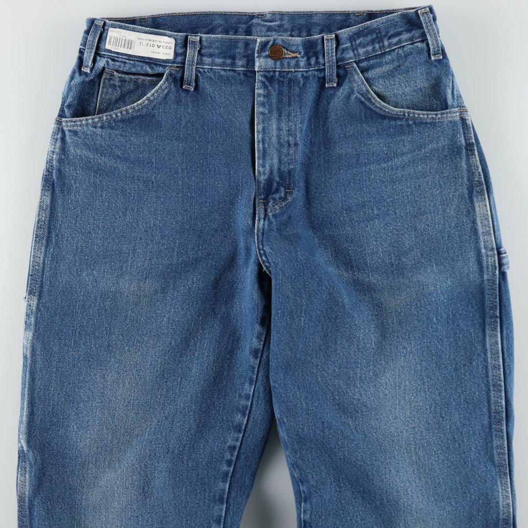 Dickies denim painter pants for men, equivalent to W32 cotton blue type Vintage Second Hand