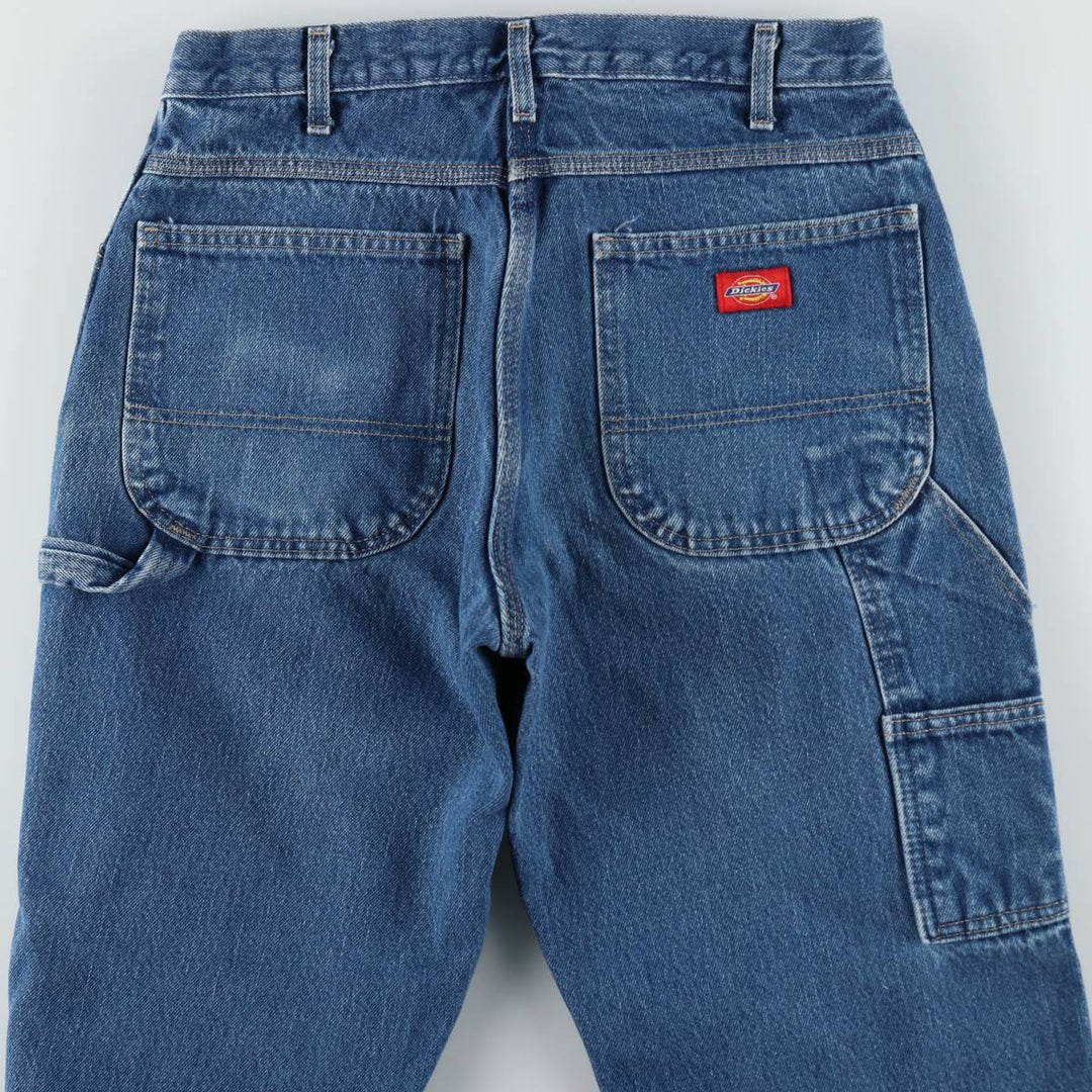 Dickies denim painter pants for men, equivalent to W32 cotton blue type Vintage Second Hand