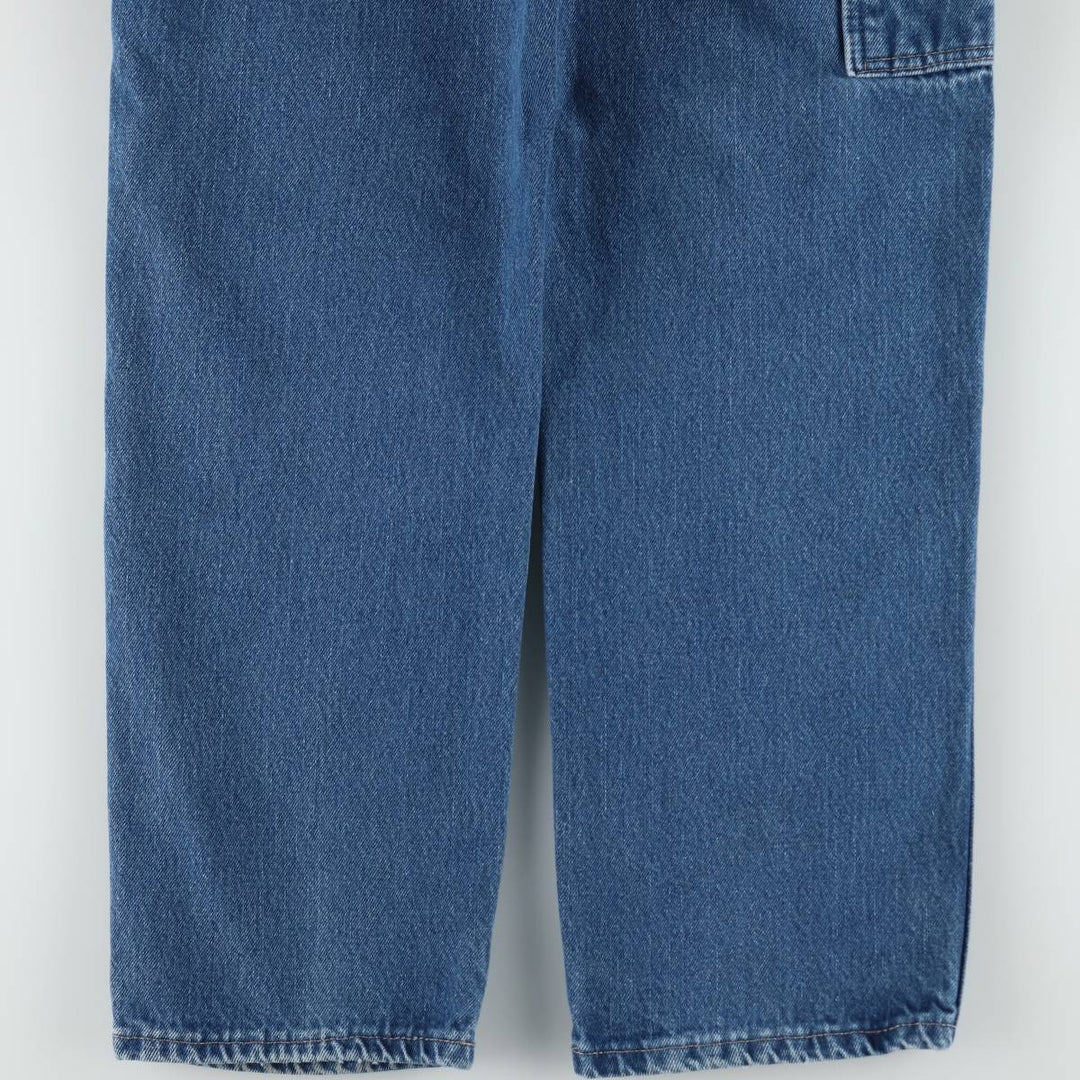 Dickies denim painter pants for men, equivalent to W32 cotton blue type Vintage Second Hand